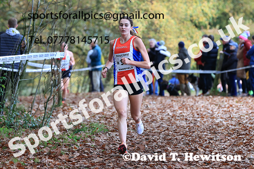 Senior Womens 2024 National Cross Country Relays, Berry Hill Park, Mansfield.   Photo: David T. Hewitson/Sports for All Pics